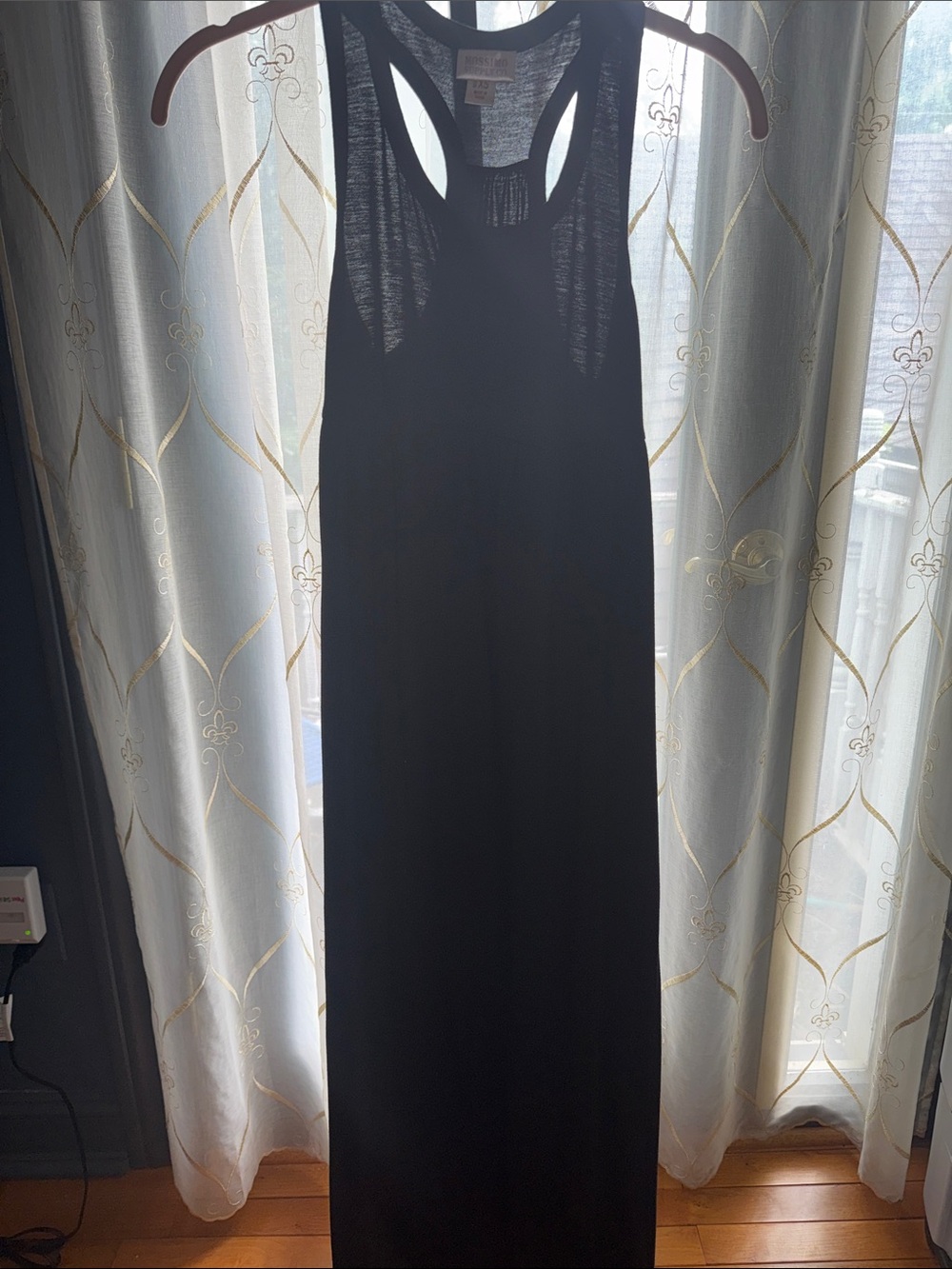 Mossimo Supply Co. Black Racerback Maxi Dress